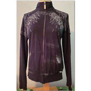 Cowgirl Tuff Black Cadet full zip Jacket - Size M